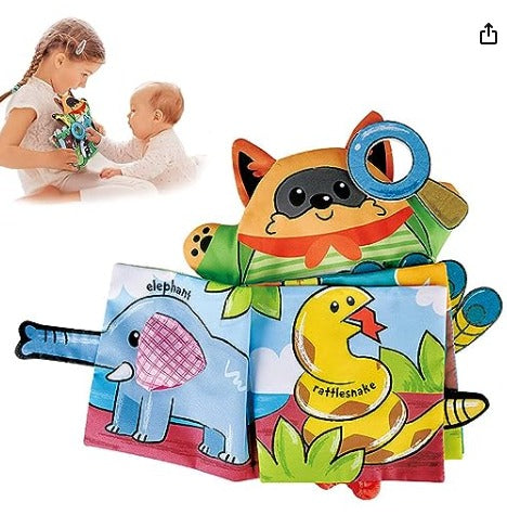 Baby 3d Soft Cloth Book with Hand Puppets