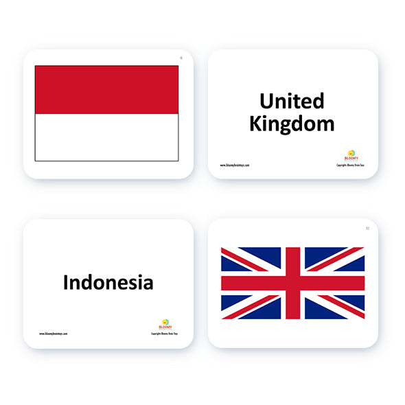 World Flags Flash Cards - Set 1