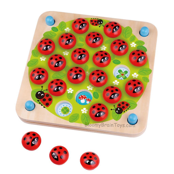 Memory Game - Lady Bug - Bloomy Brain Toys
